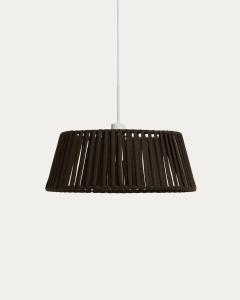 Abajur pentru exterior maro din metal Aldet Kave Home
