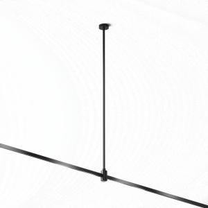 Accesoriu pentru sina negru din metal Flarity Long Ceiling Mount Maytoni