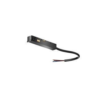 Accesoriu pentru sina negru din metal Tenity Power Input Maytoni