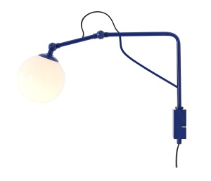 Aplica albastru cobalt din metal Soho Quiet Object