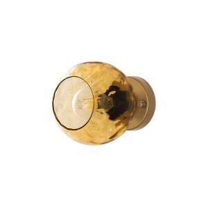 Aplica galbena/aurie din metal Benek The Home Collection