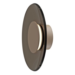 Aplica maro bronz din sticla Pure Moon Zuma Line