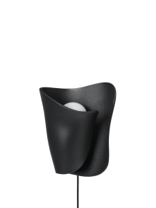 Aplica neagra din metal Oyster Ferm Living