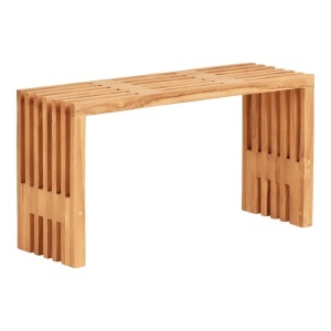 Bancheta din lemn maro 90 cm Benidorm House Nordic