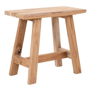 Bancheta din lemn maro deschis 50 cm Barcelona House Nordic