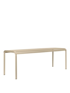 Bancheta exterior crem casmir din metal 130 cm Dapple Ferm Living