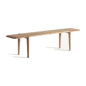 Bancheta maro din lemn 180 cm Hallen Vical Home