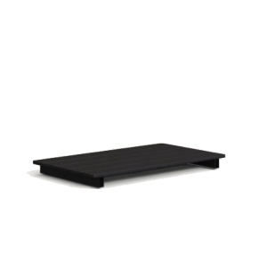 Blat pentru masa cafea gri din metal 53x91 cm Modular Kave Home