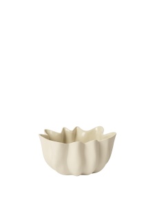 Bol alb antic din ceramica 22 cm Nium Ferm Living