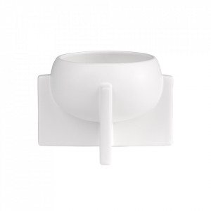 Bol decorativ alb din ceramica 17 cm Ovo Versmissen