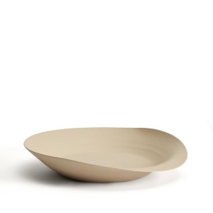 Bol decorativ bej din ceramica 50x54 cm Ebenor Kave Home