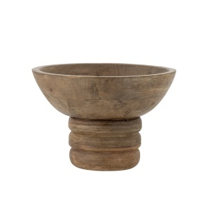 Bol decorativ maro din lemn 21 cm Nanuka Bloomingville