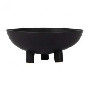 Bol negru din ceramica 37 cm Life LifeStyle Home Collection
