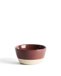 Bol rosu burdund din ceramica 14 cm Doren Kave Home