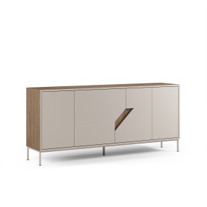 Bufet inferior crem/maro 180 cm Lilou Quiet Object