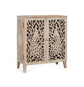Bufet inferior maro/alb din lemn 66 cm Palm Giner y Colomer