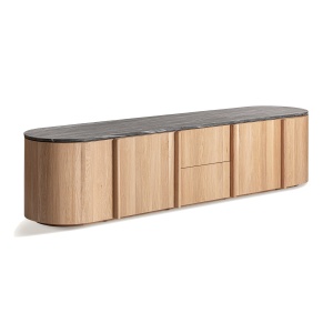 Bufet inferior maro din lemn 240 cm Nara Vical Home