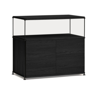 Bufet inferior negru 90 cm Aurea Teulat