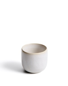 Cana alba din ceramica 6x8 cm Uilo Kave Home