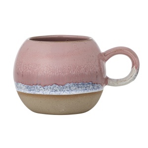 Cana roz/albastra din ceramica 410 ml Paula Bloomingville