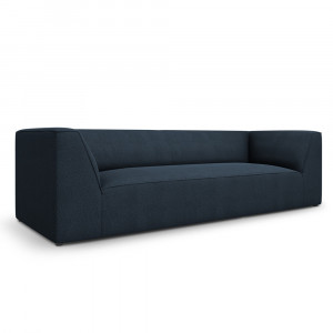 Canapea albastru navy din textil pentru 3 persoane Ruby Ross Micadoni
