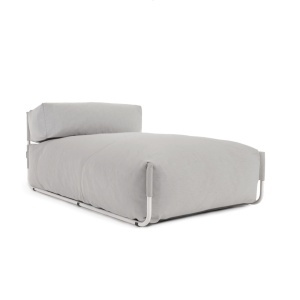 Canapea exterior modulara gri deschis din textil 165 cm Square Kave Home