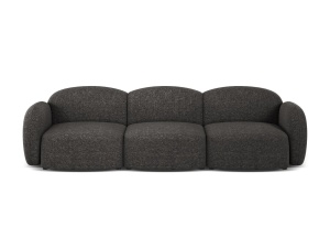 Canapea gri antracit din textil pentru 3 persoane Blair Eden Micadoni