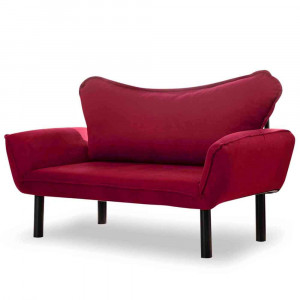 Canapea maro caramiziu din textil pentru 2 persoane Chatto The Home Collection
