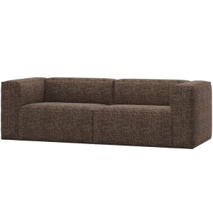 Canapea maro din textil pentru 5 persoane Bean Woood