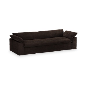Canapea maro espresso din catifea 305 cm Nomad Royal HKliving