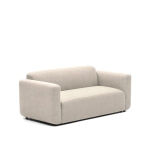 Canapea modulara crem din textil pentru 2 persoane Neom Back Kave Home