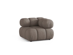 Canapea modulara maro cappuccino din textil pentru 1 persoana Bellis Corner Liberty Micadoni