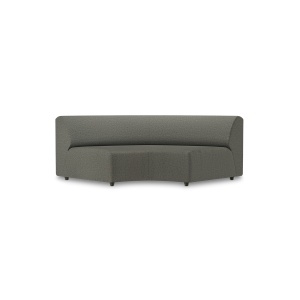 Canapea modulara verde army din bumbac 208 cm Jax Round HKliving