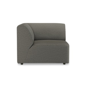 Canapea modulara verde army din bumbac 94 cm Jax Left End HKliving