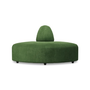 Canapea modulara verde din catifea 94 cm Jax Angle HKliving