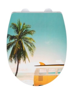 Capac pentru toaleta multicolor din plastic Corbara Wenko