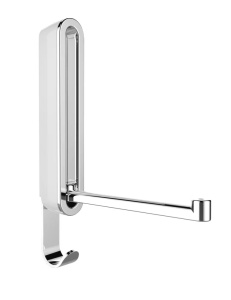 Carlig pliabil alb/argintiu din metal Sigma Polar Wenko