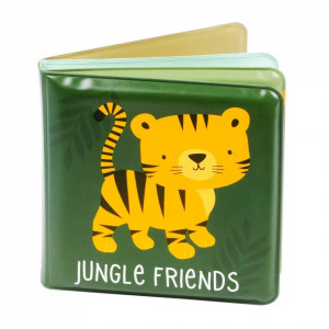 Carte cu imagini multicolora din EVA Jungle Friends A Little Lovely Company