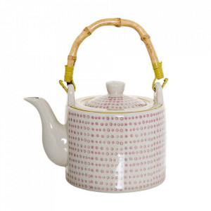 Ceainic alb/rosu din ceramica 800 ml Susie Bloomingville