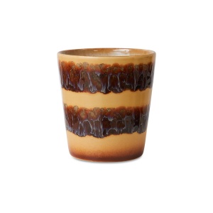 Ceasca multicolora din ceramica 230 ml 70s Cliffs HKliving