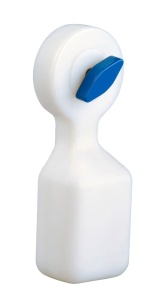 Cheie aerisire cu recipient pentru calorifer alb din plastic 12 ml Rika Wenko