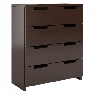 Comoda maro din lemn de fag 100 cm Spectrum Palisander Four Skandica