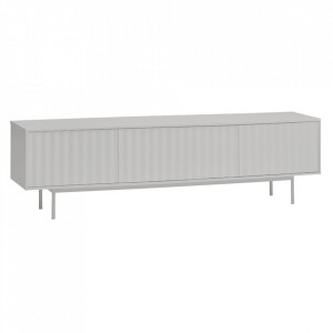 Comoda TV gri din metal 180 cm Sierra Teulat