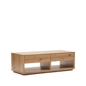 Comoda TV maro din lemn 140 cm Alguema Kave Home