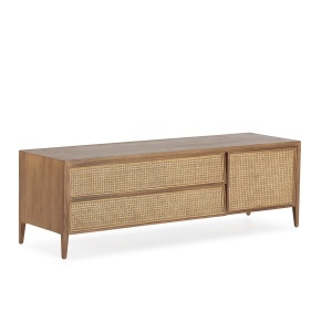 Comoda TV maro din lemn 160 cm Kolst Thai Natura