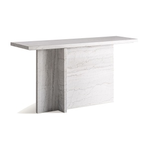 Consola alb antic din marmura 160 cm Khat Vical Home