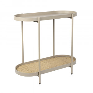 Consola bej din metal 85 cm Amaya Quiet Object
