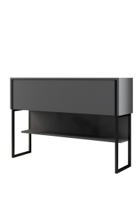 Consola neagra/gri antracit 120 cm Luxe The Home Collection