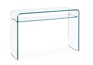 Consola transparenta din sticla 100 cm Iride Bizzotto