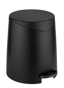Cos de gunoi negru din plastic 3 L Portes Wenko